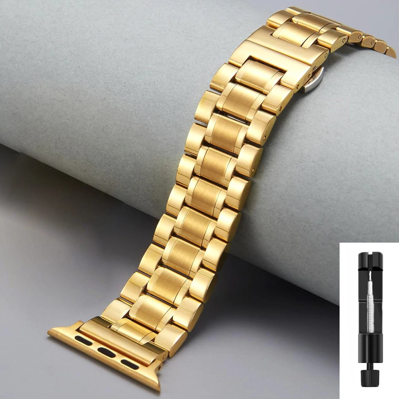 Stainless Steel Strap For Apple Watch Band Series 11/10/9/8/7/6/5/4/3/SE 3 Metal Bracelet For iWatch Ultra 3 49mm 45mm 44mm 46mm