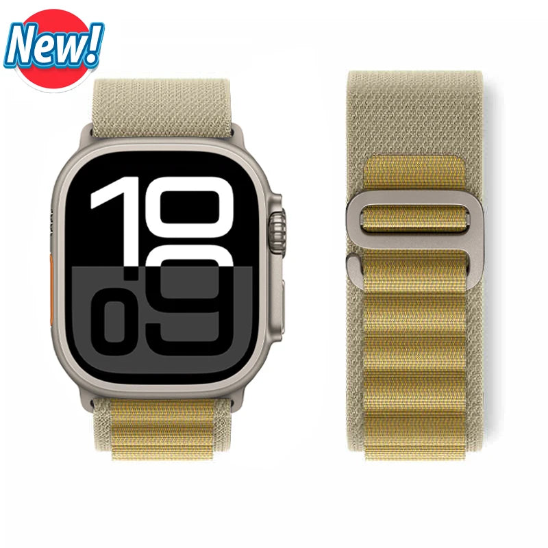 Alpine Loop Strap for Apple Watch Ultra 3 2 Band 49mm 46mm 45mm 44mm 42mm 41mm 40mm Correa Bracelet iWatch Series 11 10 SE 9 8 7