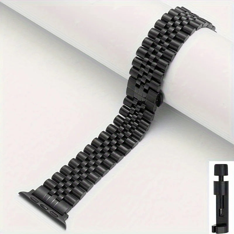 Stainless Steel Strap For Apple Watch Band Series 11/10/9/8/7/6/5/4/3/SE 3 Metal Bracelet For iWatch Ultra 3 49mm 45mm 44mm 46mm