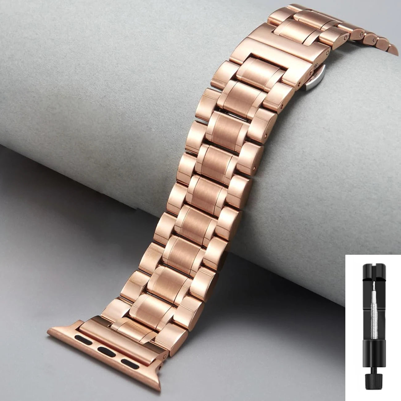 Stainless Steel Strap For Apple Watch Band Series 11/10/9/8/7/6/5/4/3/SE 3 Metal Bracelet For iWatch Ultra 3 49mm 45mm 44mm 46mm