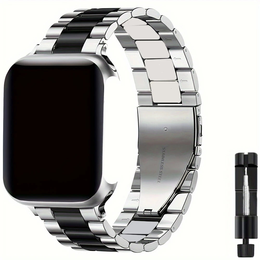 Stainless Steel Strap For Apple Watch Band Series 11/10/9/8/7/6/5/4/3/SE 3 Metal Bracelet For iWatch Ultra 3 49mm 45mm 44mm 46mm